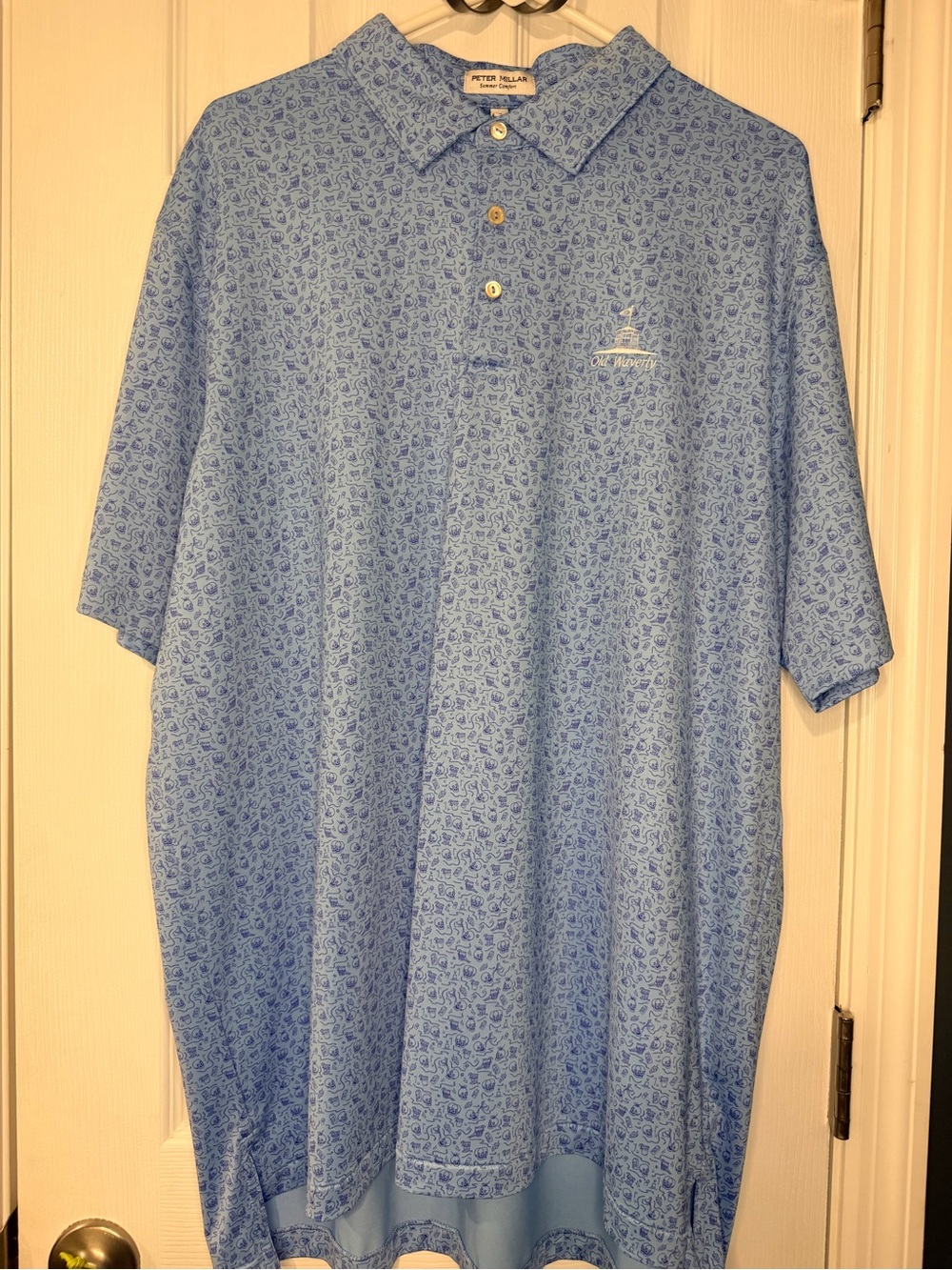 Peter Millar Summer Comfort Old Waverly Golf Club Polo – Size XL
